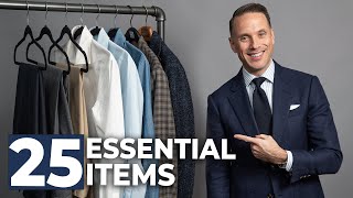 The ULTIMATE Beginner’s Capsule Wardrobe  25 Men’s Wardrobe Essentials [upl. by Otreblon]