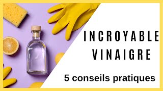 Comment utiliser le vinaigre blanc en nettoyage [upl. by Adnorrehs]