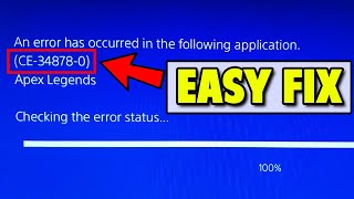 ❄️ HOW TO FIX PS4 CRASHING  FREEZING CE348780 Error [upl. by Marianna]