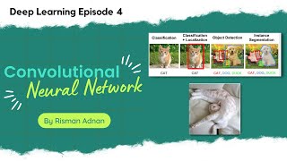 Deep learning Ep 4Introduction to Convolution Neural Netwrok by Risman Adnan PhD [upl. by Ailak]