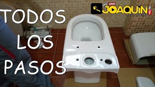 COMO INSTALAR UN WC O INODORO [upl. by Celeste]