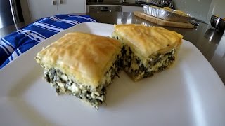 How to make Spanakopita Greek Spinach Pie [upl. by Clemmy]