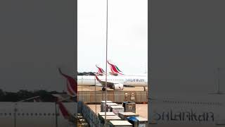 Srilankan Airlines Flight Handling at CMB Airport [upl. by Nybbor]