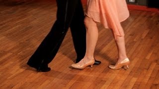 How to Do a Foxtrot Corner Step  Ballroom Dance [upl. by Ahsilyt880]