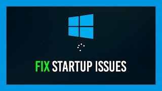 Fix Windows 10 startup  Blackscreen Bootloop Infinite Loading 2024 [upl. by Charteris]