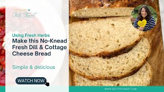 No Knead Cottage Cheese Dill Bread [upl. by Brena]