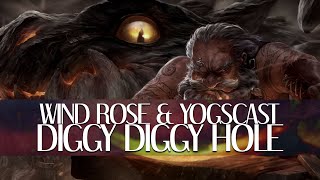 Wind Rose ft Yogscast  Diggy Diggy Hole Mashup Lyric Video [upl. by Cia]