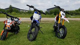 KXD 70 Dirt Bike  Size Comparison To 110cc amp 125cc Dirt Bike [upl. by Siger]