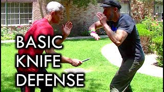 How to Defend Against a Knife Attack with Nick Drossos [upl. by Vivi]