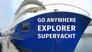 6900000 ALLSEAS 92 EXPEDITION Explorer SuperYacht Tour Liveaboard Travel AROUND THE WORLD Yacht [upl. by Iretak957]