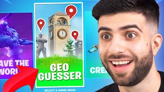 The Fortnite GEOGUESSER Mode [upl. by Annawyt]