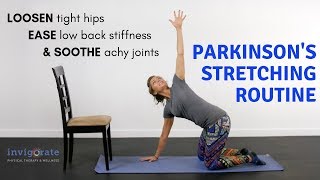 Parkinsons Exercise Video  Morning Stretching Routine [upl. by Noyerb]