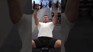 Most Common Mistakes Incline Dumbbell Chest Press [upl. by Leuqcar]