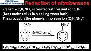 201 Reduction of nitrobenzene HL [upl. by Klatt]