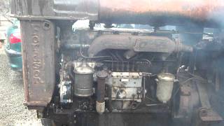 fordson p6 e27n tractor first time running for 40 years [upl. by Bennet]