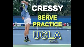 Maxime Cressy Court Level Tennis Practice [upl. by Ferriter]