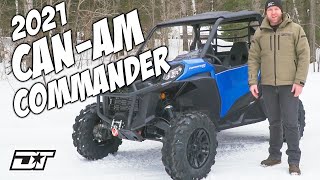 2021 CanAm Commander XT Detailed UTV Overview [upl. by Eliathas]