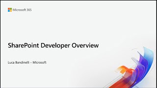 SharePoint developer overview [upl. by Aronaele717]