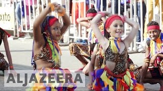 Barranquilla carnival celebrates Colombian folklore [upl. by Nisbet]