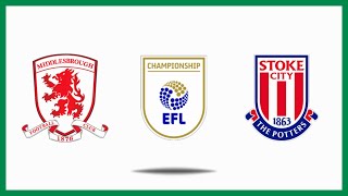 Middlesbrough vs Stoke Highlights  EFL Championship 2425 [upl. by Norrabal]