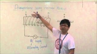 Demagnetising by Electrical Method [upl. by Acinehs]