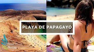 Playa de Papagayo  Lanzarote  4k Drone [upl. by Bish]