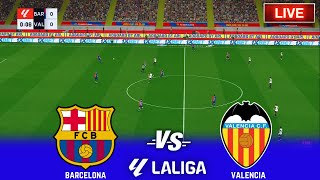 EN VIVO🔴 FC BARCELONA VS VALENCIA CF  La Liga 202425  Match En Vivo LA TRANSMISIÓN  PES 21 [upl. by Melak]