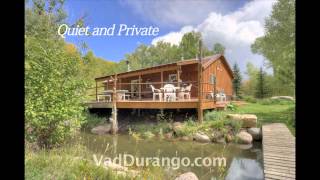 Riverside Cabin Vacation Rental Near Durango Colorado [upl. by Sheffield]