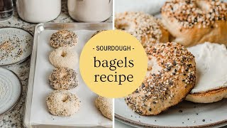 Making Sourdough Bagels The Easy Way [upl. by Samau]