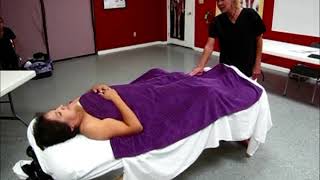 Lymphatic Massage part 1 of 2 [upl. by Itra]