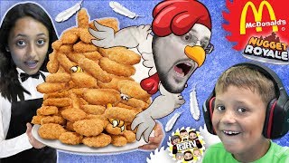 McDONALDS EARTHQUAKE NUGGETS CHALLENGE Dont Drop It  FGTEEV Vlog Gameplay [upl. by Aciretal]