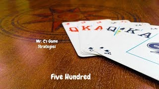 How to win at Five Hundred Strategies for beginners [upl. by Ebert203]