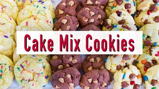 3 Ingredient Cake Mix Cookies [upl. by Aicilav190]