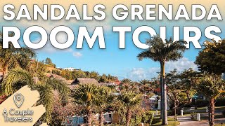 Sandals Grenada Room Tours  PR WFJS amp LO Room Categories [upl. by Nnaeinahpets]