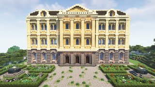 Minecraft  Neoclassical Palace  Minecraft Tutorial [upl. by Conn43]