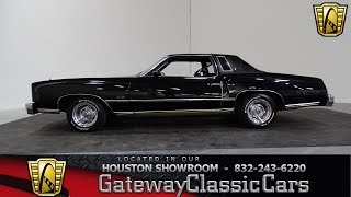 1977 Chevrolet Monte Carlo Gateway Classic Cars 839 Houston Showroom [upl. by Jonis]