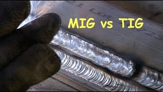 Welding Aluminum TIG vs MIG Spool Gun [upl. by Adiaz577]