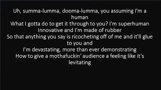 RAP GOD FAST PART  EMINEM LYRICS [upl. by Sokin720]