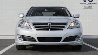 Overview 2014 Hyundai Equus Signature  Features amp Options [upl. by Arodasi622]