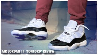 Air Jordan 11 Concord 2018 Review [upl. by Godewyn]