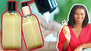 How To Make HAIR CONDITIONER  RINSE OUT and LEAVE IN Recipes [upl. by Potash60]