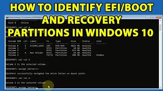 How to Identify EFI or Boot Partition in Windows 10  How do I find My EFI Partition Windows 10 amp 11 [upl. by Antipas]