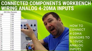 Wire Analog 420mA to 010VDC inputs of Micro820 PLC and scale [upl. by Auqenahs]