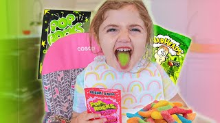 BABY vs EXTREME CANDY POP ROCKS amp more challenges  Anazala Family [upl. by Litton770]