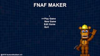 FNAF Maker  Creating My Own Dope Fan Game [upl. by Namruht]