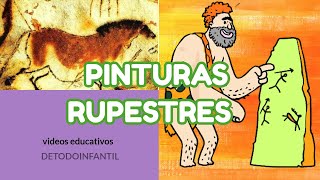 PINTURAS RUPESTRES VIDEO EDUCATIVO PARA NIÑOS [upl. by Draw]