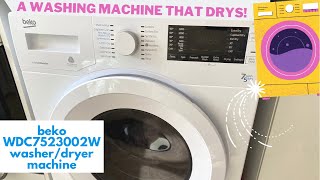 Beko WDC7523002W Washer Dryer  Review  A washing machine that drys [upl. by Mason788]