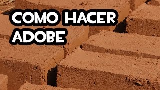 Como Hacer Adobe  Permacultura [upl. by Ardath459]