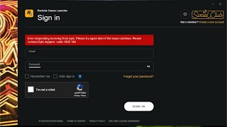 Rockstar Games Launcher Log in Problems  GTA 5 Error response from epic Code 1000186 [upl. by Sherlocke617]