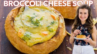 Homemade Broccoli Cheese Soup Recipe [upl. by Alrzc]